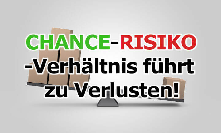Chance-Risiko-Verhältnis (CRV) führt zu Verlusten